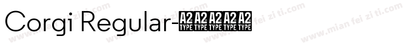 Corgi Regular字体转换